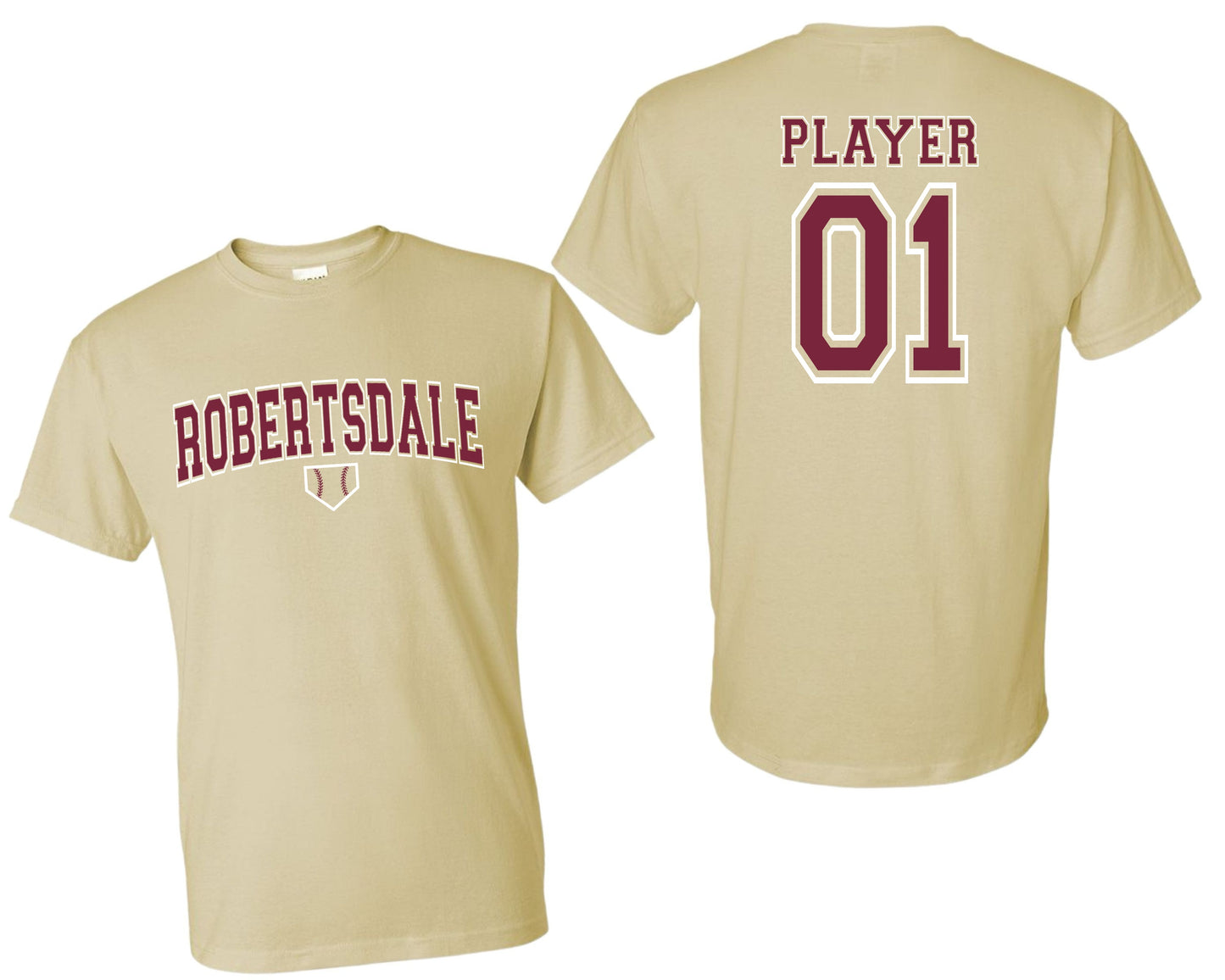 ROBERTSDALE VEGAS GOLD WITH HOMEPLATE