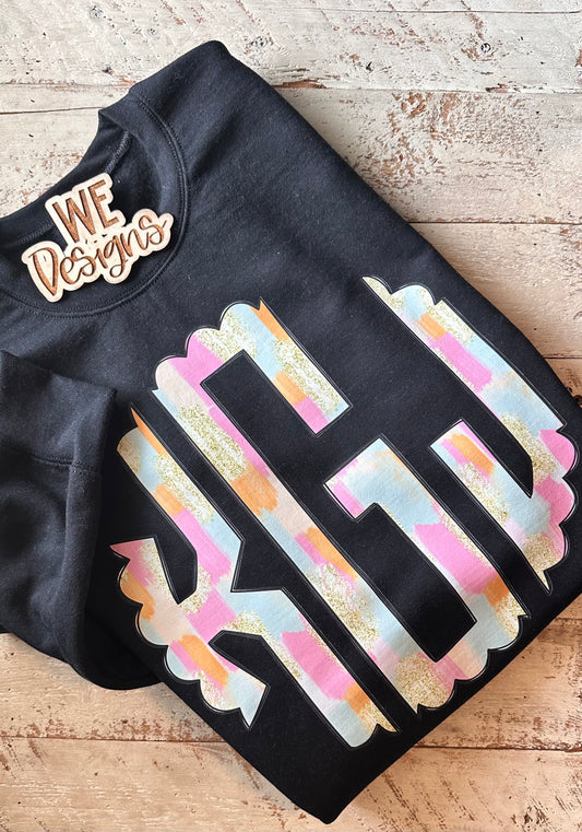 BRUSH INITIAL KIDS TEE