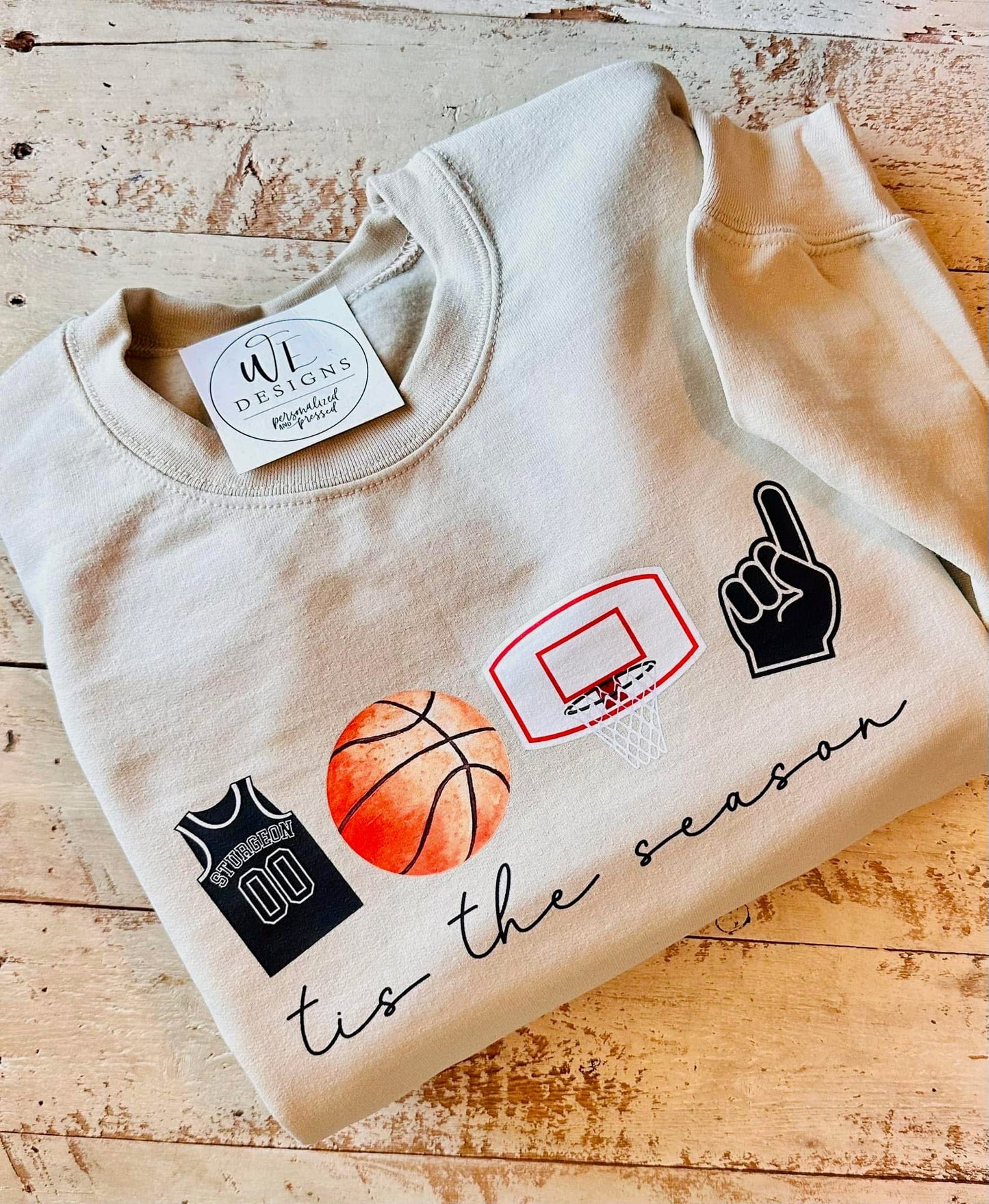 TIS THE SEASON CUSTOM BASKETBALL TEE