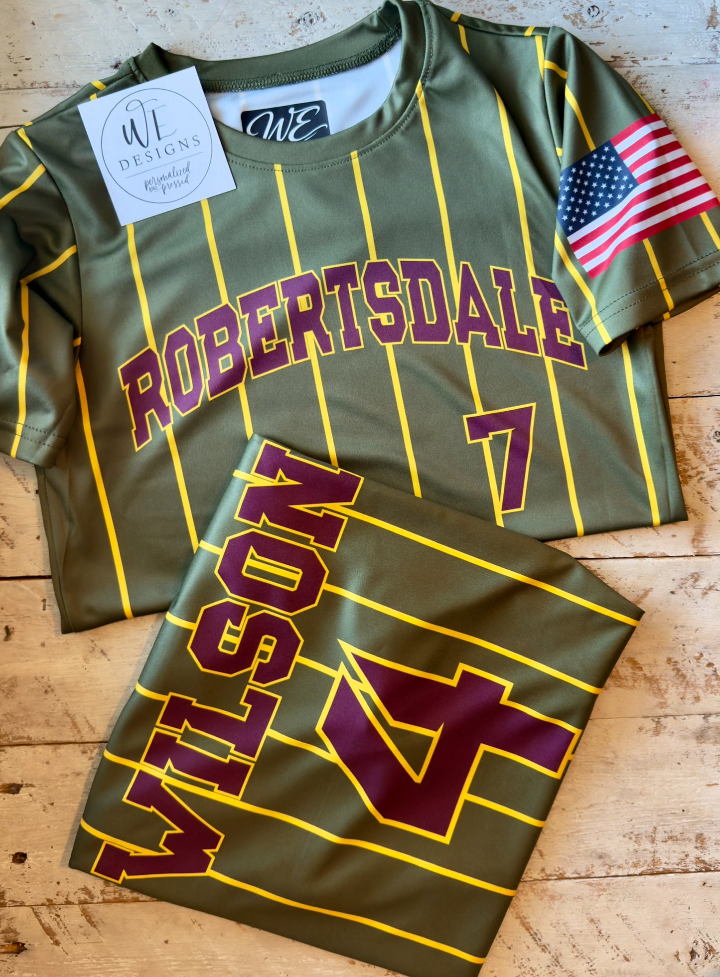 CUSTOM JERSEY TO MATCH PLAYERS