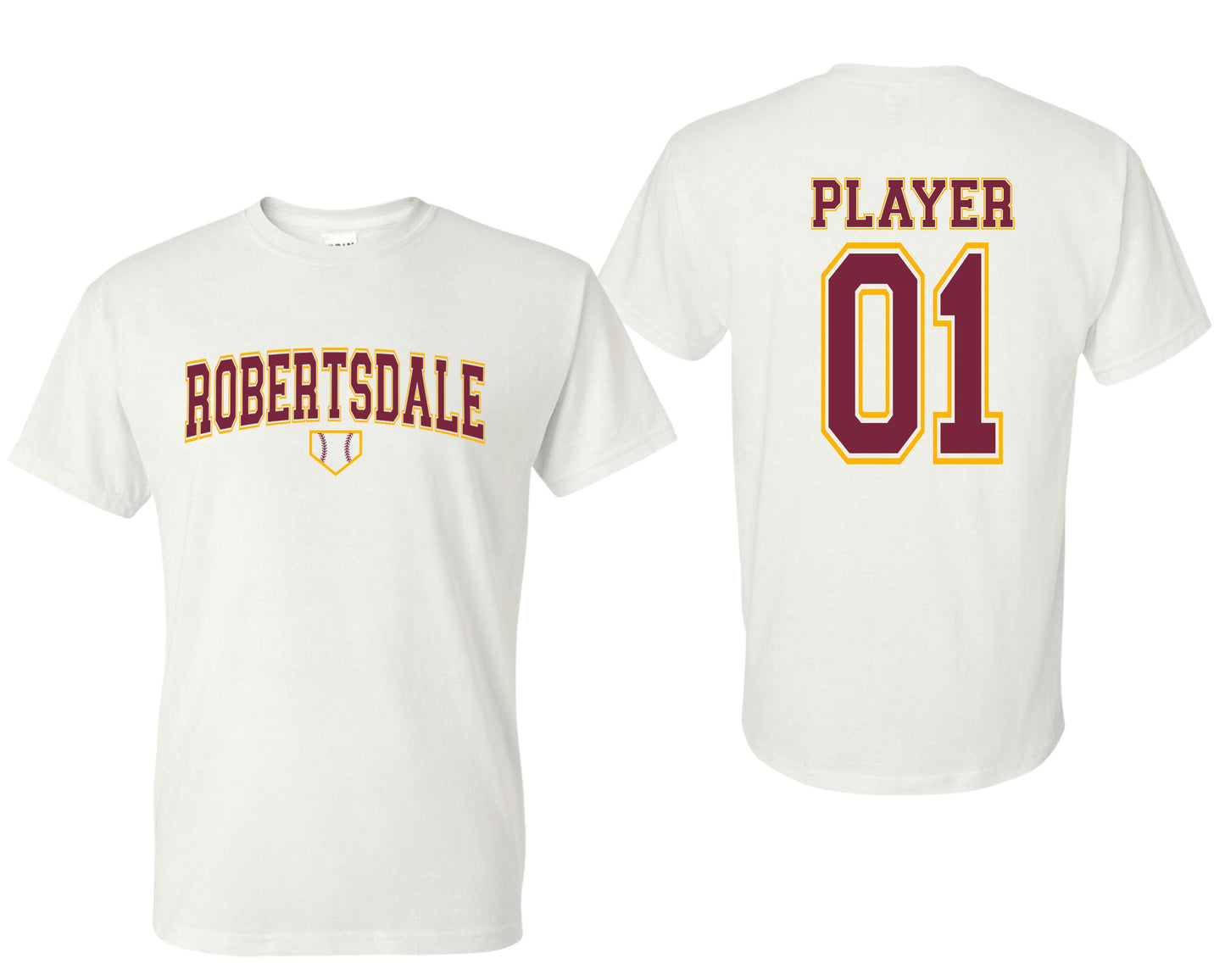 ROBERTSDALE WHITE WITH HOMEPLATE