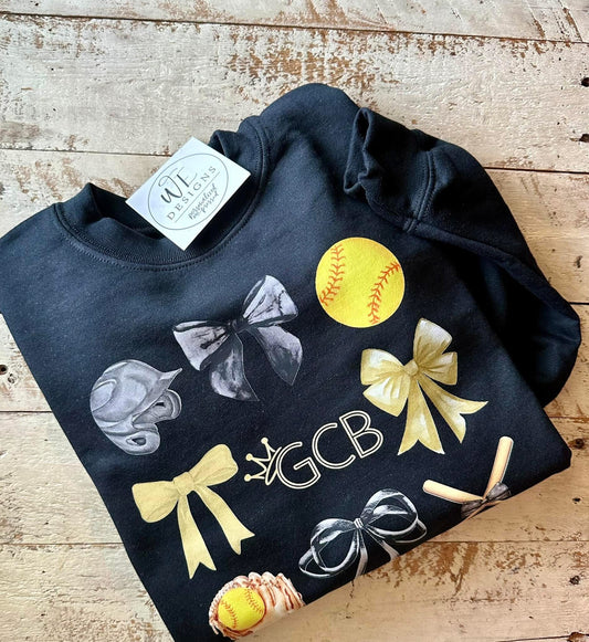 CUSTOM VOLLEYBALL COQUETTE TEE