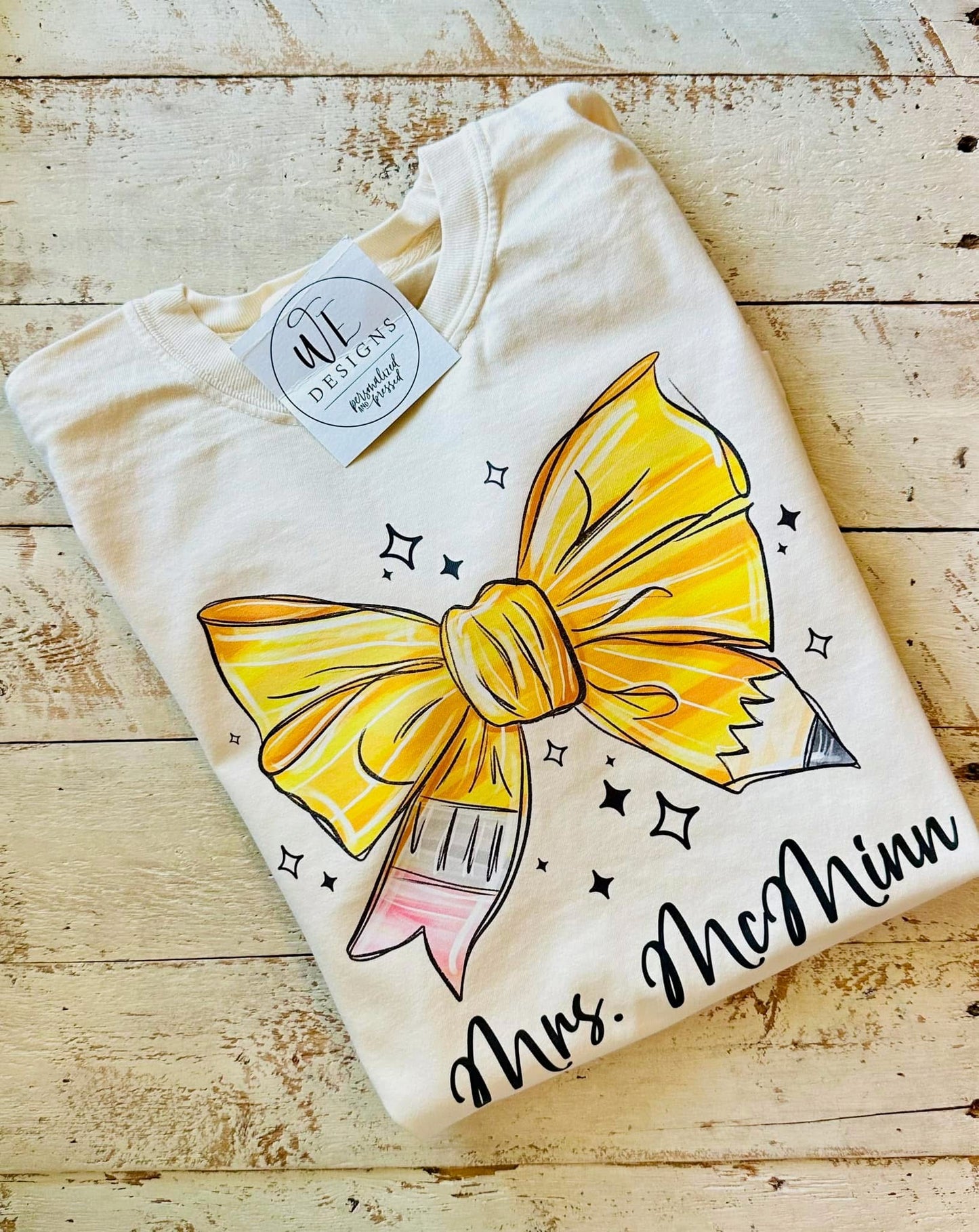 PENCIL BOW TEE