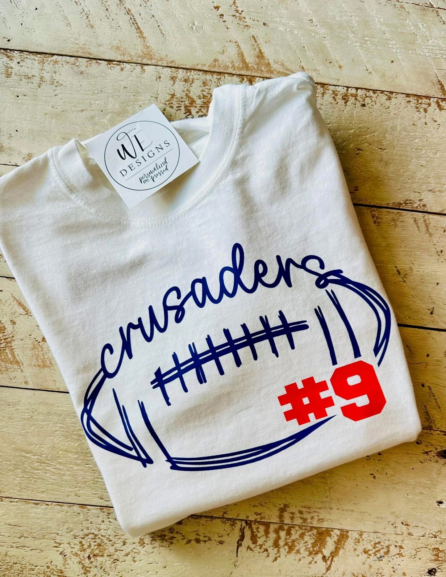 CUSTOM MASCOT FOOTBALL TEE