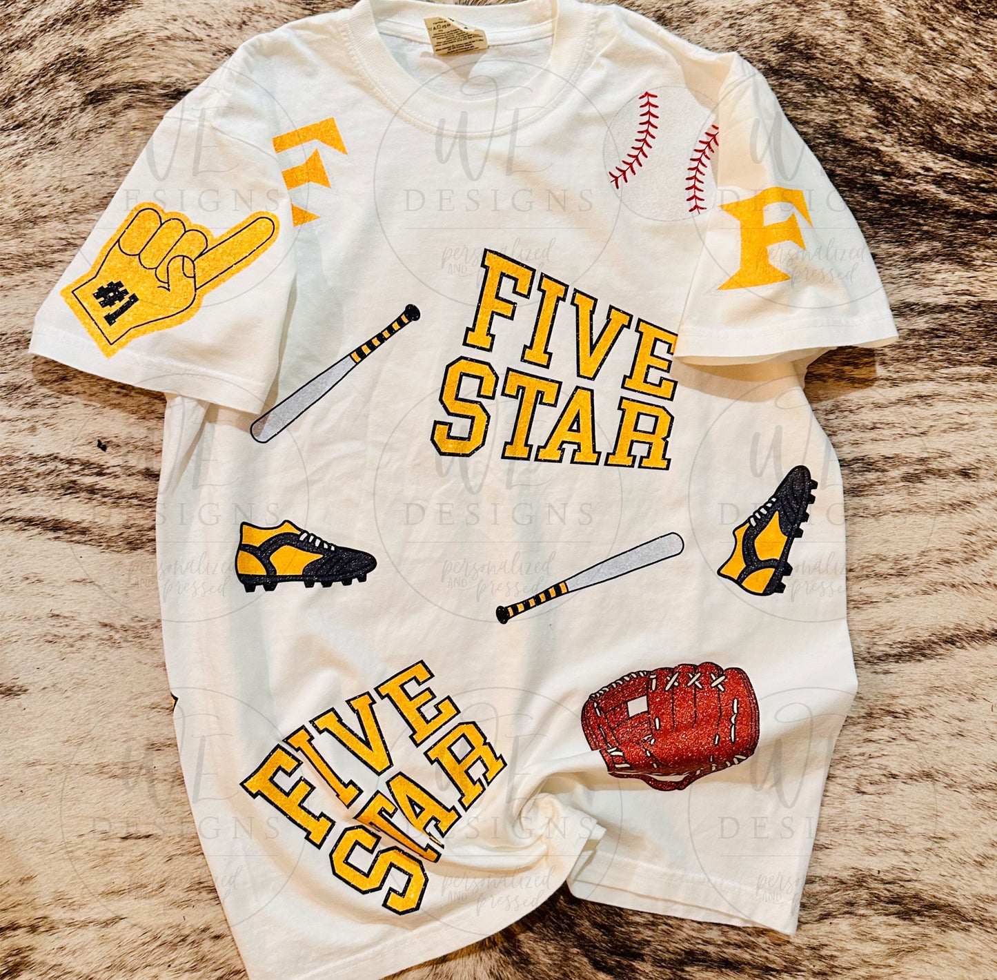 FIVE STAR BASEBALL ELEMENT TEE
