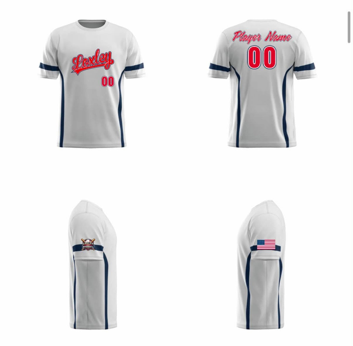 LOXLEY CUSTOM TO MATCH PLAYERS - LIGHT GRAY